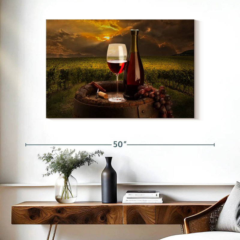 Yarlin Napa Valley - vin rouge, H 26 po x l 39 po