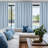 100% Blackout Floral Print Polyester Thermal Insulated Curtains With 12 Metal Rings & 12 Hooks, Pinch Pleat Window Treatments For Bedroom/Living Room (Set of 2)-116634210-116634209