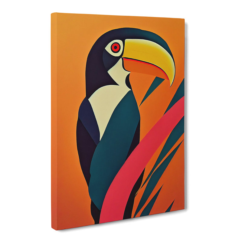 Toucan Abstract Vol.3 - Wrapped Canvas, 60cm H x 40cm W x 3cm D