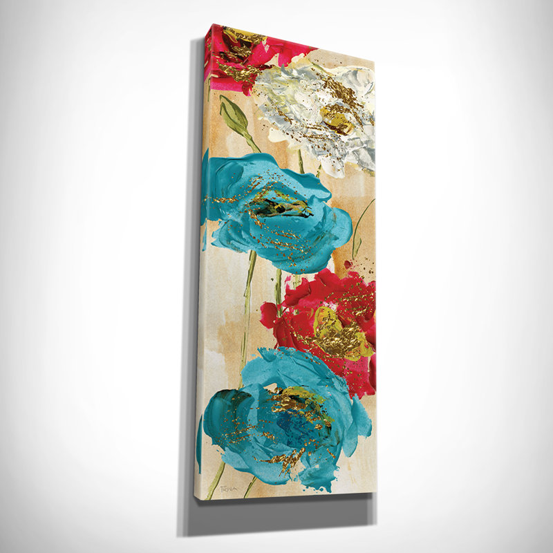 «Poppy Spirit II», reproduction sur toile, H 20 po x l 60 po x P 1,5 po