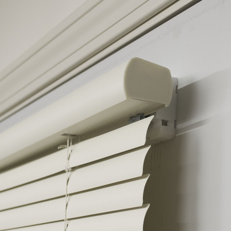 Absolom Room Darkening 1-inch Magnetic Vinyl Mini Horizontal/Venetian Blinds, 21.5"W x 72"L