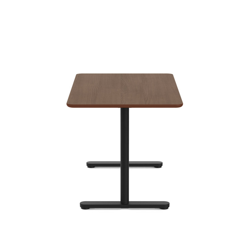 Bureau à hauteur fixe Raise, H 29 po x l 48 po x P 30 po, Brun / Noir