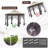 Pop Up Gazebo, Hexagonal Canopy Shelter With 6 Zippered Mesh Netting, Event Tent With Strong Steel Frame For Patio Backyard Garden Wedding Party-113827023