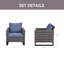 Chaises de patio avec coussin Naresa-77384296