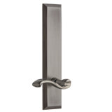 Grandeur Fifth Avenue Tall Plate Privacy with Portofino Lever