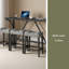Ensemble de table de bar avec prise de courant, ensemble de table de bar et de chaises, ensemble de table de salle à manger 4 pièces, ensemble de table de petit-déjeuner industriel-2057299558
