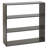 ECR4Kids Streamline 3-Shelf Storage Cabinet, 36in High, Double-Sided Display-101364939