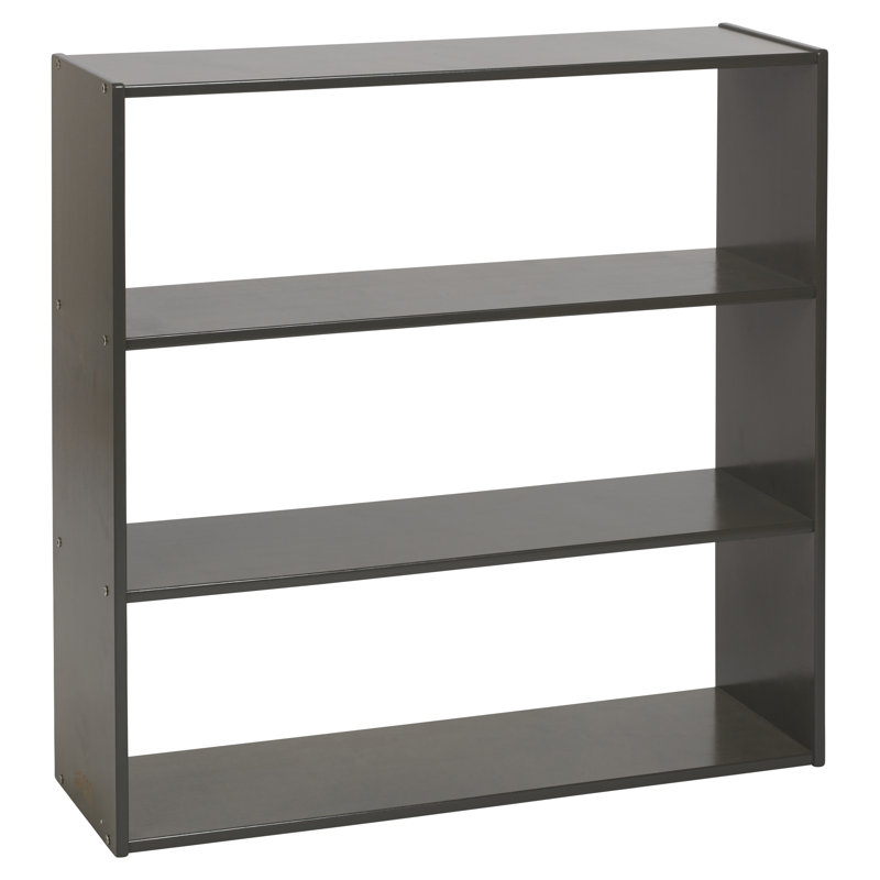 Natural Lacquered 36" Kids' Birch Wood 3-Shelf Storage Cabinet