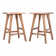 Florince Rustic Solid Wood 4 Piece Live Edge Counter Height Dining Set With Bench