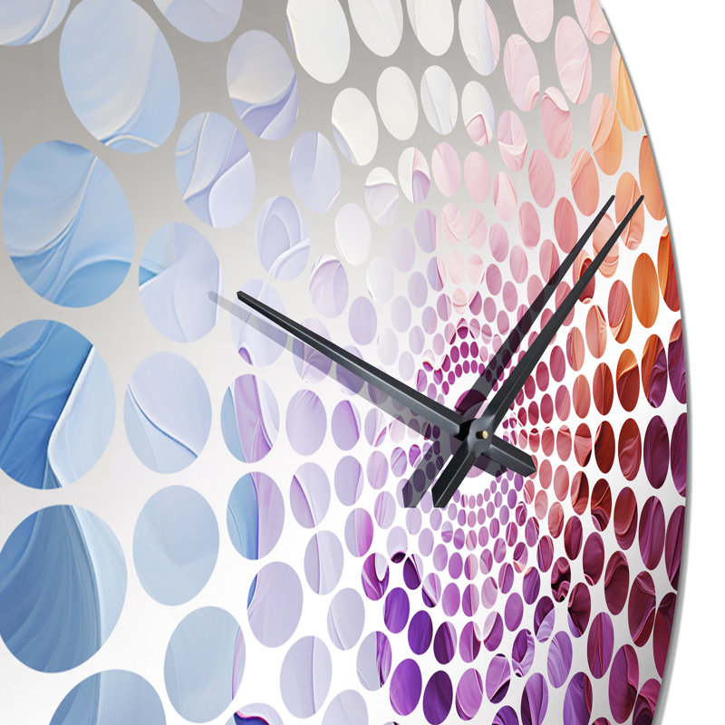Wanell - Horloge murale arc-en-ciel, Petit