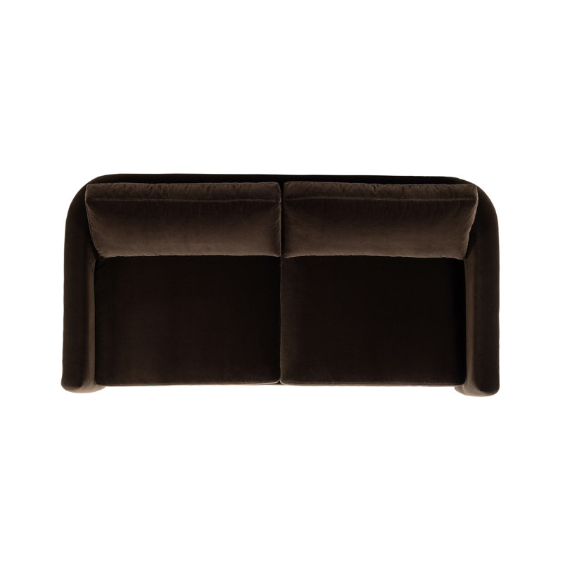 Katya Sofa, Surrey Cocoa, 33" W x 96.5" W x 39.75" D