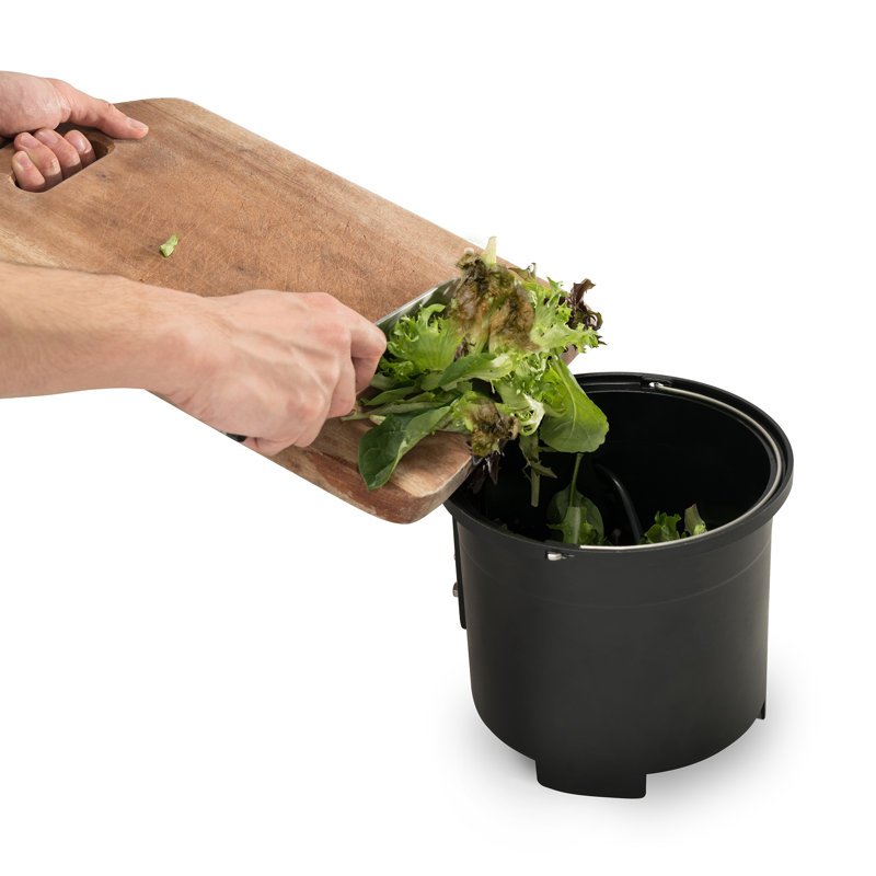 Luma Electric Kitchen Composter 2.5L Capacity Odorless Countertop Compost Bin, Lid Clear-View Window