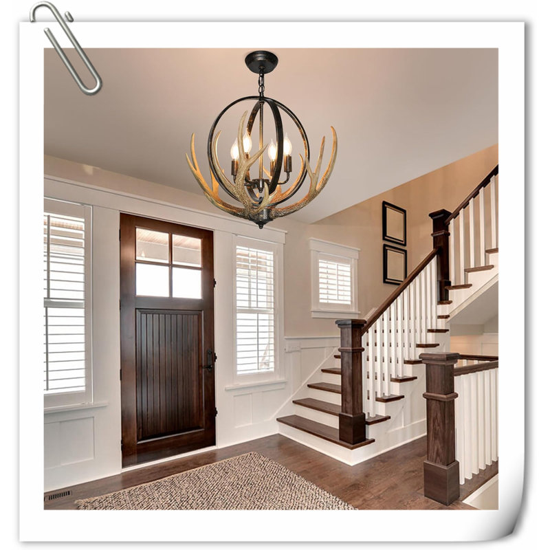 Westra 4 - Light Antique Brass LED Novelty Pendant