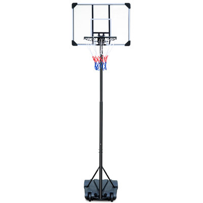 Panier de basketball portatif en métal à hauteur ajustable l 28 po