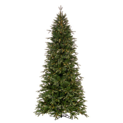 Slim Pre-Lit Fir Christmas Tree