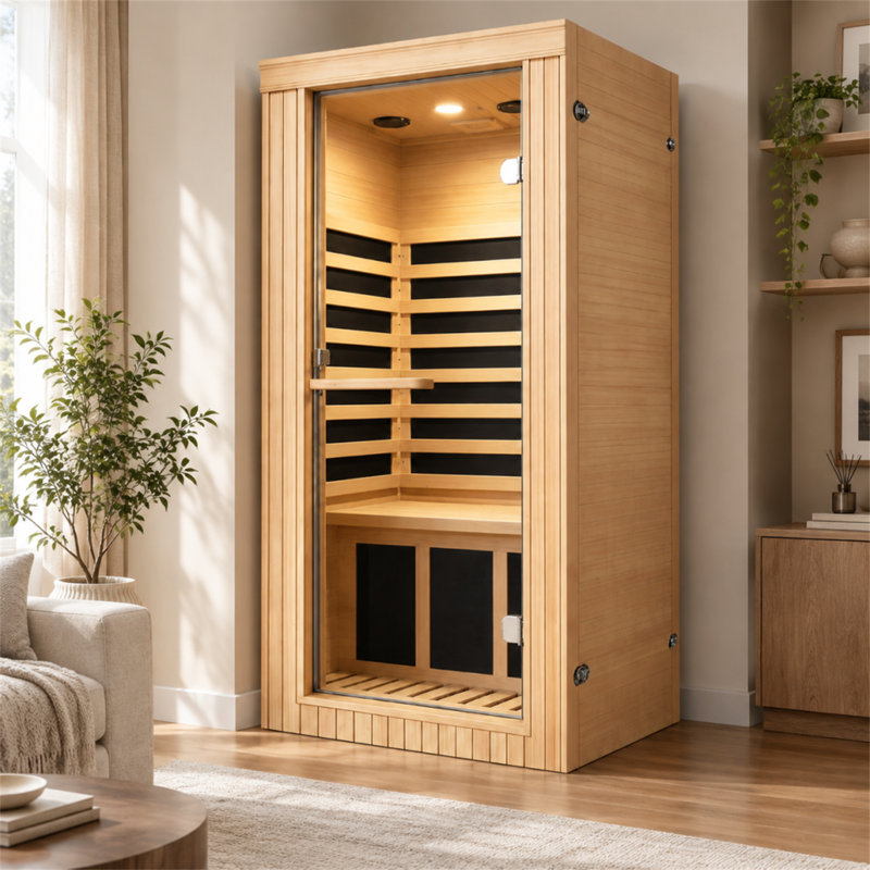 Mini sauna infrarouge lointain pour une personne 1020W