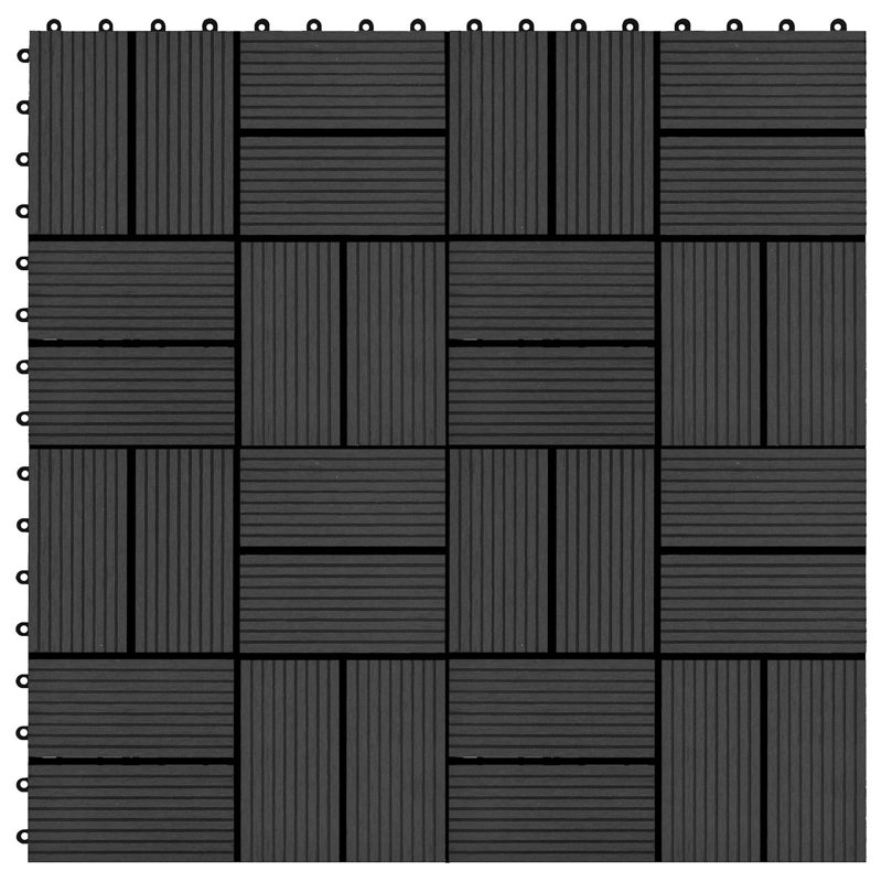 Interlocking Deck, Black