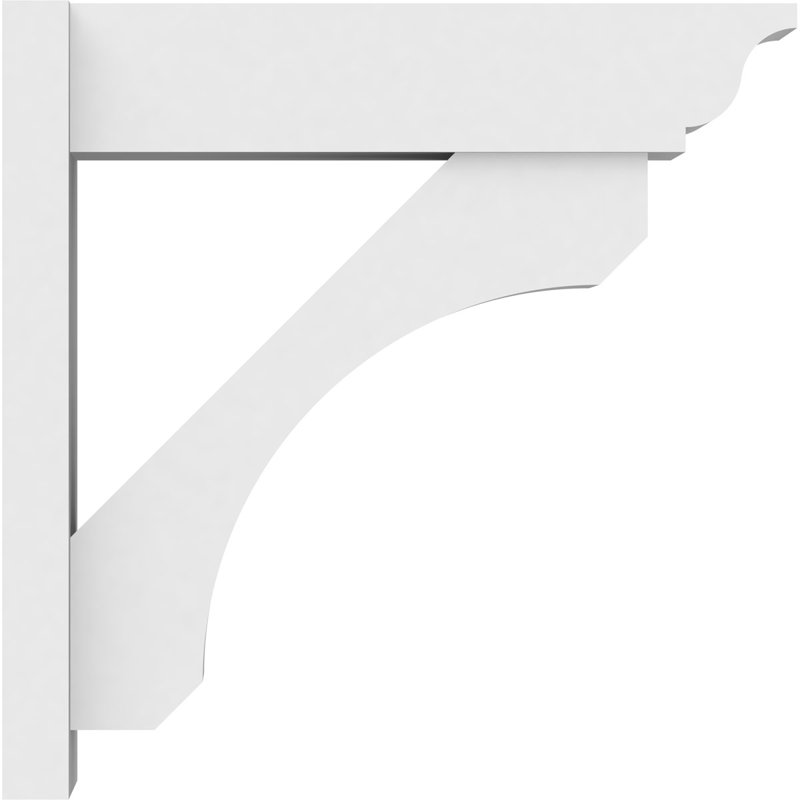 Persienne en PVC de qualité architecturale avec extrémités traditionnelles Legacy, L 7 po, H 24 po x P 24 po