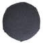 Woven Cotton Textured Round Pouf - 14" - Grey