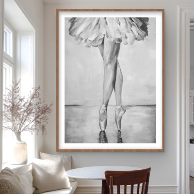 Marches classiques de ballet | Impression encadrée monochrome