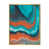 Toile avec cadre flottant or