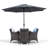Karcher 4 Seater Dining Set with Cushions and Parasol