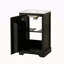 Meuble-lavabo de 20 po avec lavabo, armoire de salle de bain avec porte à fermeture douce, support de rangement et tablette réglable-1701596566