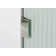 Aurora 34 in. x 58.25 in. Frameless Fluted Radius Single Fixed Bath Panel