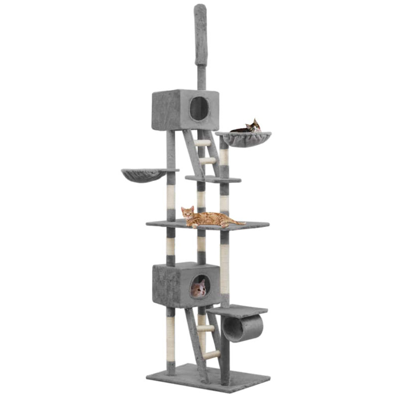 Alyssa 260cm H Cat Tree, Grey