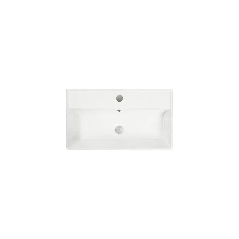 Lavabo 21,6 po seulement, blanc brillant 24V06PB21