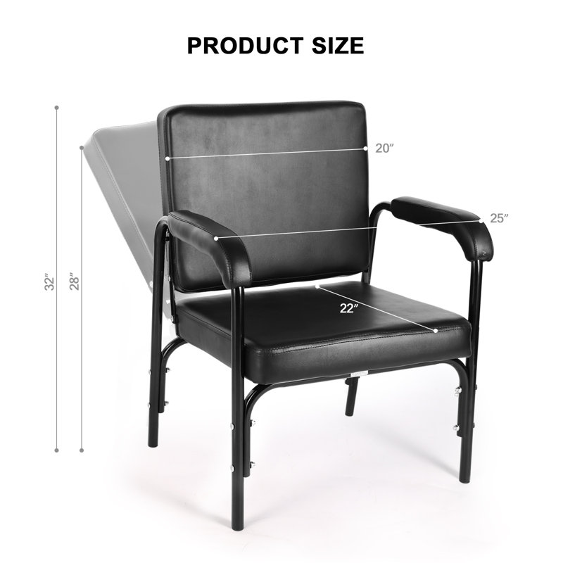 Faux Leather Massage Chair, Black