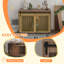 Meuble de cage pour chien PawHut