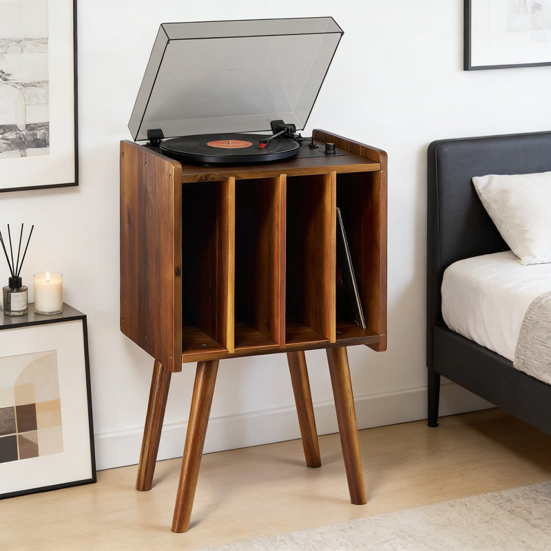 Support pour tourne-disque Mid-Century