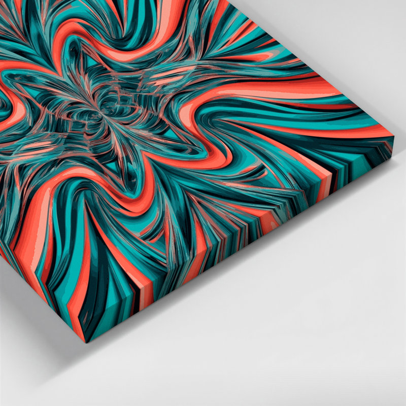 Art mural sur toile Op Op 15, H 32 po x l 32 po