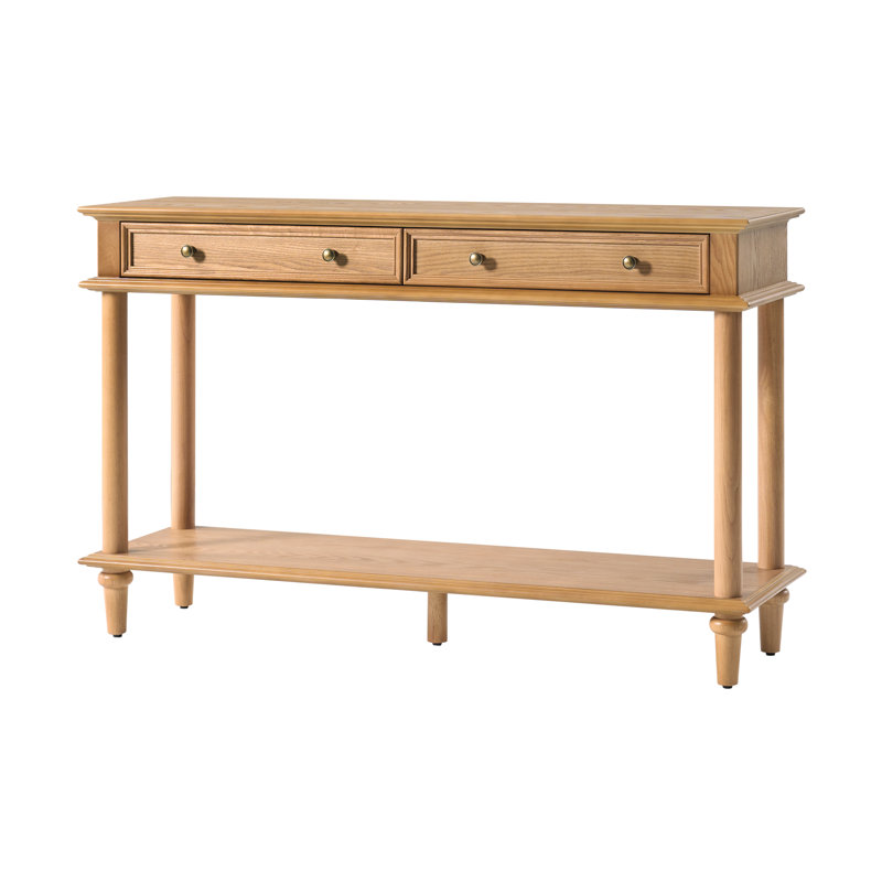 Console à 2 tiroirs Lajos, Oak