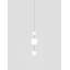 Oto Suspension Peaa White Striped Satin Nickel G9 Ul-1820853513