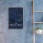 «Coffee Blueprint 1 1ndigo» par Marco Fabiano, art mural en verre acrylique-1789167226