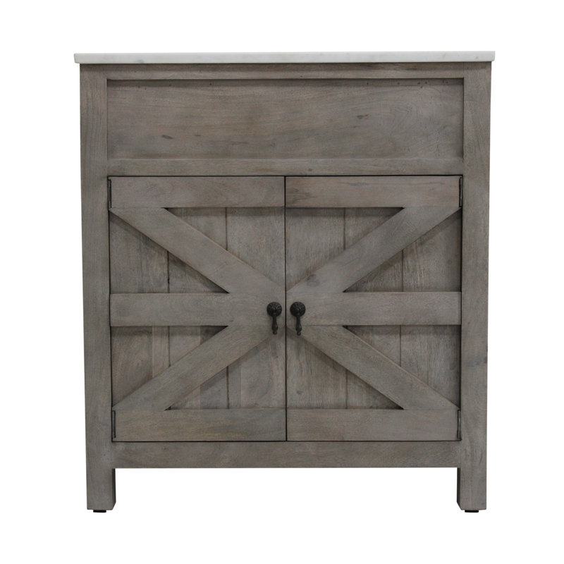 Ensemble de meuble-lavabo pour salle de bain simple 30 po grange Bert