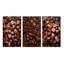 Aliments et grains de café torréfiés - ensemble de 3 impressions-147906149-147906154
