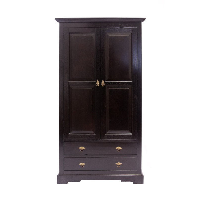 Boalsburg 2 Door Solid Wood Wardrobe