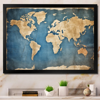 " Ancient Map Of The World III "