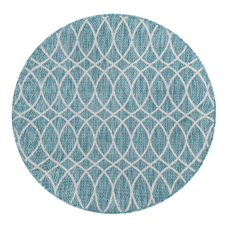 Tapis d'extérieur à treillis léger Aqua_Unique