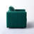 Upholstered Swivel Barrel Chair-727871985