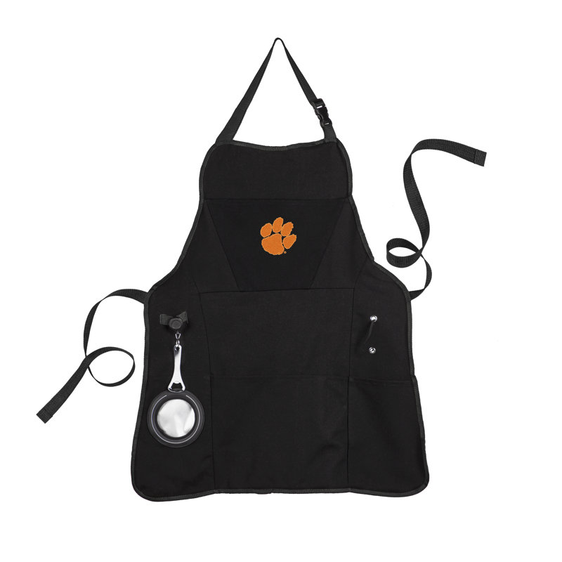 Tablier de barbecue, noir, Université du Texas, Noir, NCAA Clemson