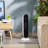 HomCom 1500 Watt 6450 BTU Electric Tower Space Heater with Adjustable Thermostat , Remote Included and with Digital Display