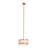 Metal Ceiling Light with Captured Linen Shade-1354433385-1354433386