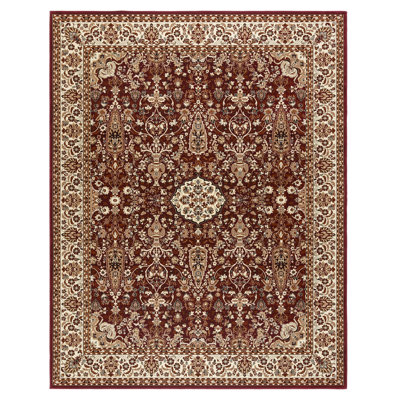 Majestic Gordean Traditional Oriental Floral Wide Border Area Rug