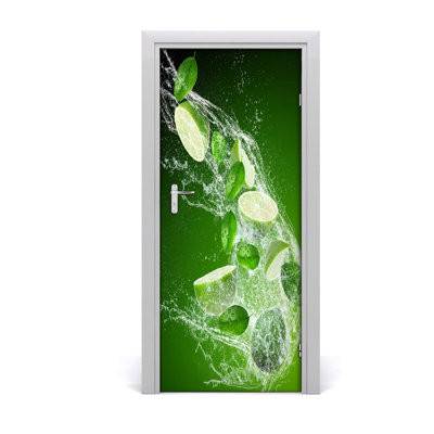 Lime Door Decal
