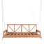 Cadre de lit suspendu en bois d'acacia pour lit de balançoire avec véranda de 16,4 pi-2123099660