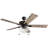 Abner 52" Indoor and Outdoor Ceiling Fan with Light